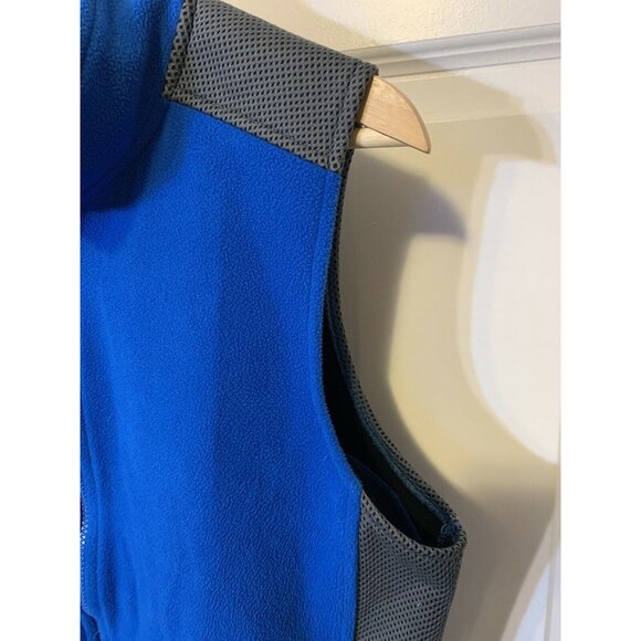 Marsh Landing Women's Fleece Sz‎ M Full-Zip Vest Blue/Gray - Picture 4 of 7